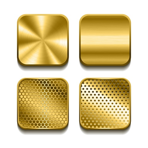 چهارگوش برنجی